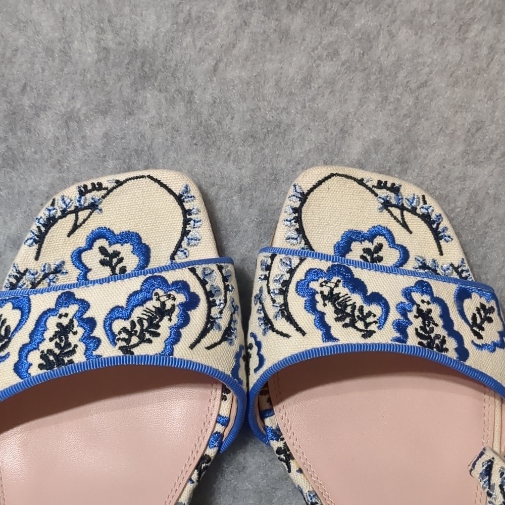 Kate Spade Delphine Embroidered Sandals Size 10B - Picture 12 of 12